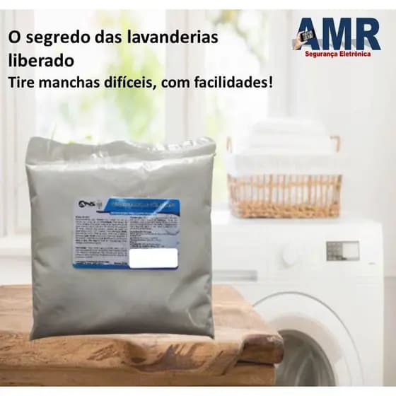 Percarbonato de Sódio alvejante tira manchas clareador de roupas 1kg , limpeza geral