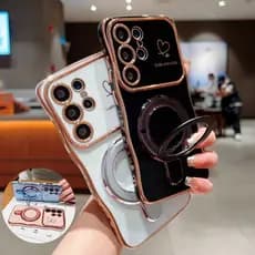 Chapeamento Amor Coração Onda Macio TPU Caso Para Samsung Galaxy A56 A36 A55 A35 A54 A34 A14 A15 A16 A26 A25 A24 5G Supo