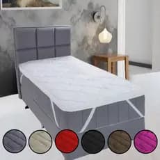 Pillow Top Protetor De Colcão Extra Macio Alivia Dor Nas Costas Cama Box Solteiro Percal 400 Fios 01 Peça Egornomico