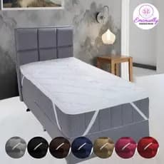 Pillow Top Solteiro Percal 400 Fios Cama Box Luxo Super Macio Ergonomico Premium