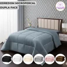 Edredom Avulso Queen Size Micropercal Dupla Face Toque Macio