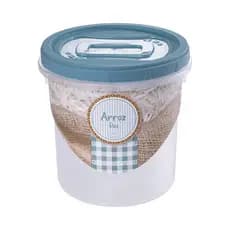 Pote para Arroz 1,8 L Mantimentos Rosca Plasútil