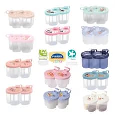 Kit 2 Porta Leite Em Pó ORIGINAL Plasútil Com 3 Divisórias Dosador Bebê