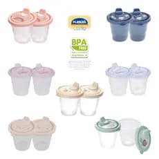 Kit 2 Copos com bico e tampa 200ml Plasútil