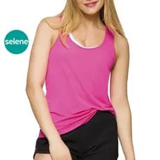 Regata Fitness Dry Fit Varias Cores Feminina SELENE Academia Treino Corrida Furinhos Camiseta Respirável Roupa Ginástica