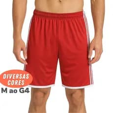 Bermuda Shorts Masculino até G4 Calção Listras Laterais Secagem Rápida M ao Plus Size Academia Praia Futebol Piscina