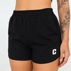Short Academia Fitness Feminino Com Bolso Corrida Running Dia a Dia Chermont