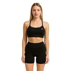 Conjunto Fitness Academia Feminino Short e Top Alcinha Para Corrida Treino