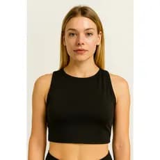 Cropped Cavado Fitness Costas Nuas Feminino Academia Treino Corrida