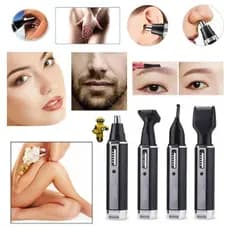 Aparador de pelos 4EM1 higiene pessoal barba nariz orelhas virilhas cuidados pessoais Unissex