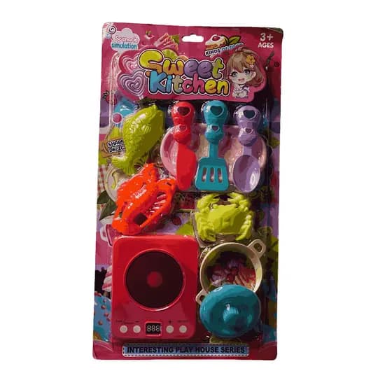 ENVIO JÁ ⚡️ Kit Cozinha Infantil Fogão Eletrônico