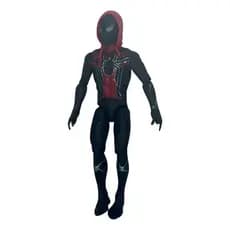 Boneco Homem Aranha Miles Morales 15cm Articulado Com Capuz Marvel Vingadores Colecionavel Brinquedo Infantil