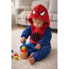 Macacão Peluciado Homem Aranha