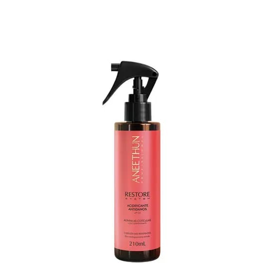 Acidificante Restore System 210ml Profissional Restaurador Cabelos Quebradiço Danificados - Aneethun