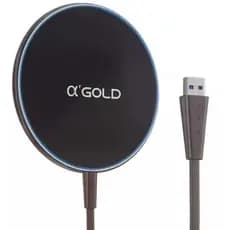 A'gold Carregador Por Indução Sem Fio 20w Turbo Com Led Gold Original, enviado imediatamente Preto
