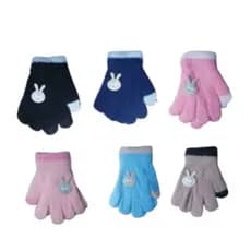 Kit 12 Luvas Criança Infantil  Inverno Frio Cor Sortidas