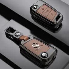 Capa de Chave em Liga de Zinco para Volkswagen, Compatível com Magotan/Passat/B8/Lavida/Bora/Sagitar/Lingdu L/Tange/Tuyu