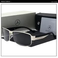 Mercedes Benz óculos de sol homens mulheres 2023 nova moda vintage dirigindo HD polarizada UV400