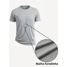 Camiseta Dry Fit Esportiva Malha Respirável Gelada Treino Academia Corrida UV50+