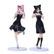 2 pçs/set Kaguya-O Amor É Guerra sama Anime Figura Fujiwara Chika Action Figure Kaguya Shinomiya Coleção Estatueta Boneca Brinquedos 22cm