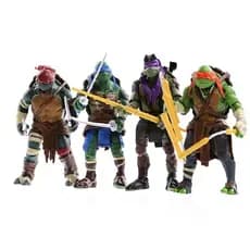 4Pieces Toy/Ninja Tartarugas De Brinquedo Figura/15CM Versão Do Filme Móvel/Boy Gift Hurricaneger.br