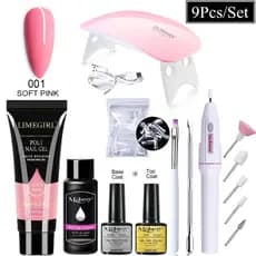 Kit De Extensão Mobray 15ml Manicure Colorido Transparente Cristal De Construção Rápida Gel De Polimento UV Ferramentas Acrílicas Para Unhas