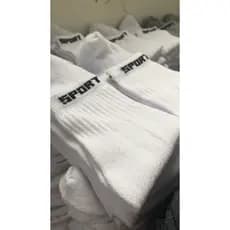 Kit 12 Pares de Meias SPORT Algodão Grosso Cano Longo Promo