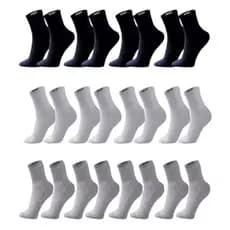 kit 6 pares meias Sport cano longo algodão grosso PROMOÇ;ÃO