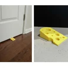 Peso de Porta Queijo Decorativo Antiderrapante – Decoração Casa Escritorio