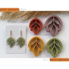 kit 4 Cortadores Molde - Peças para Artesanatos Biscuit Pasta americana Argila