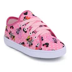 Tênis Infantil Feminino Minnie Personagens
