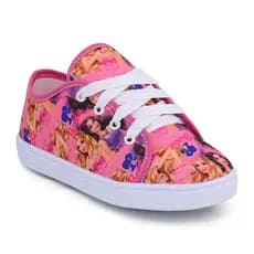 Tênis Feminino Infantil Rosa Barbie Personagens