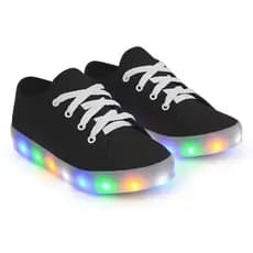 Tenis Infantil Masculino LED ( Luzinha ) Sem Estampa Escolar