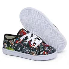 Tenis Infantil Masculino Vingadores Personagens Escolar Unisex