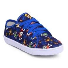 Tenis Infantil Masculino Patrulha Canina Azul Personagens Escolar