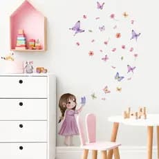 Adesivos De Parede De Borboleta Para Menina Adesivos De Decoração De Parede Para Quarto