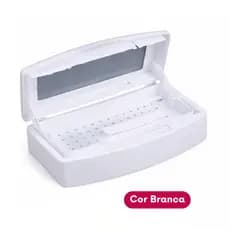 Caixa Esterilizadora Portátil Branca para Limpeza e Esterilização de Materiais