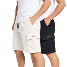 kit 2 bermudas shorts bolso cargo masculino premium