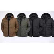 Jaqueta masculina bobojaco dupla face Plus G1 G2 G3 impermeável frio inverno