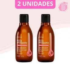 Kit com 2 Óleo Corporal e Capilar Rosa Mosqueta Farmax 100ml