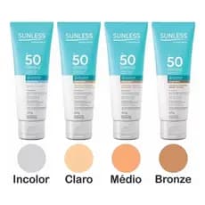Protetor Solar Facial Sunless FPS 50 - 60g Toque Seco Envio Imediato