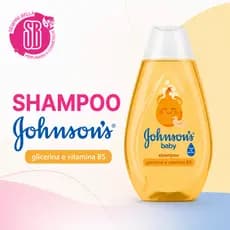 Shampoo Johnson’s Baby Suave Para Olhos Glicerina Vitamina B5 200ml / 400ml
