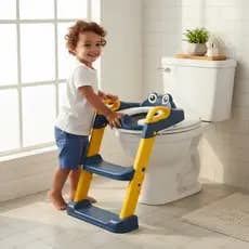 Assento Redutor Infantil Confortável Seguro Lavável Antiderrapante Azul Vaso Sanitário Moderno Resistente Oferta Promoçã