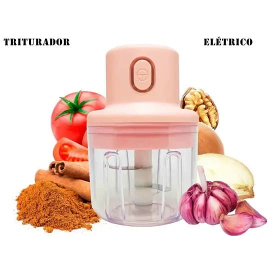 Mini Processador de Alimentos Processador Elétrico - Triturador de Alimentos de Cozinha