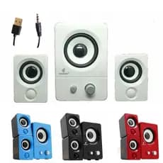 Caixa de som multimidia para computador ou dispositivos com saida P2 ( como smarthphone, tablet, notebook, entre outros) Goldenultra GT-PCEX7
