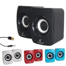 Caixa de som multimidia para computador ou dispositivos com saida P2 ( como smarthphone, tablet, notebook, entre outros) Goldenultra GT-PCN8U