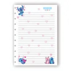 REFIL DE MIOLO DE FOLHAS SOLTA  CADERNO DE DISCOS INTELIGENTE PERSONALIZADA TAMANHOS A5, A4 COLEGIAL
