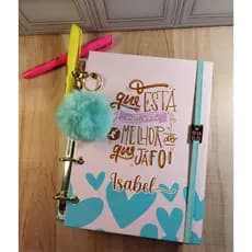 CADERNO FICHÁRIO PERSONALIZADO, GARRA EXPOSTA , AGENDA, PLANNER, ENVIO IMEDIATO
