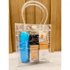 KIT COM 2 SACOLAS TRANSPARENTES PARA LEMBRANÇAS  REF.: SPL0004