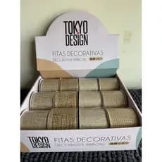 FITA DECORATIVA PÁSCOA POLIÉSTER E ARAME 2,7M - FIT9003